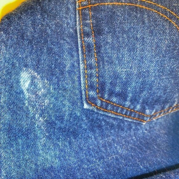 Vintage 1980’s Levi’s 517 Orange Tab Jeans 38x26 - Picture 5 of 8